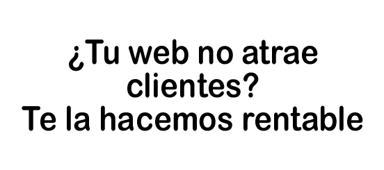 Tu web no atrae clientes